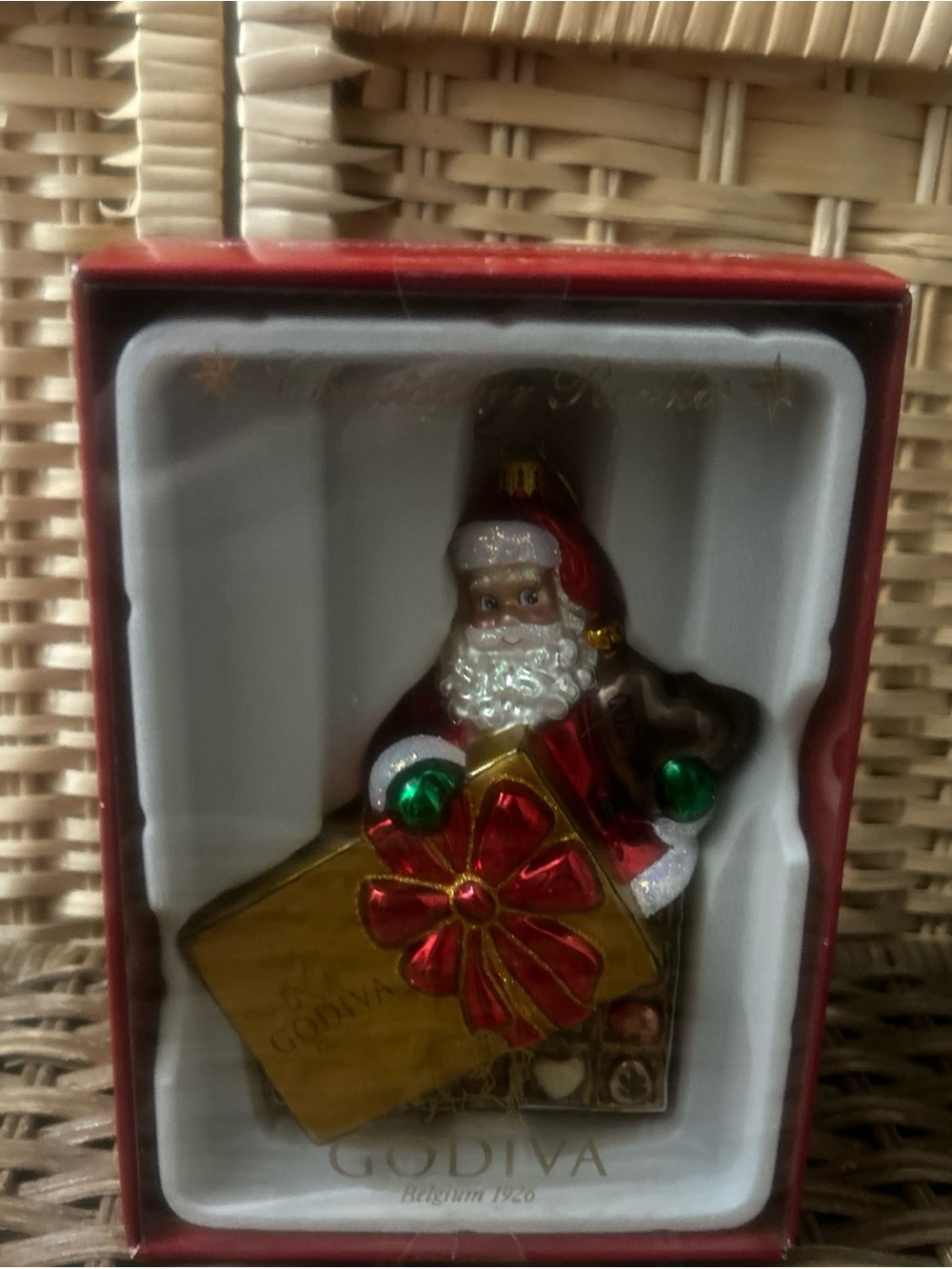 New Christopher Radko Limited Edition Godiva Christmas Ornament